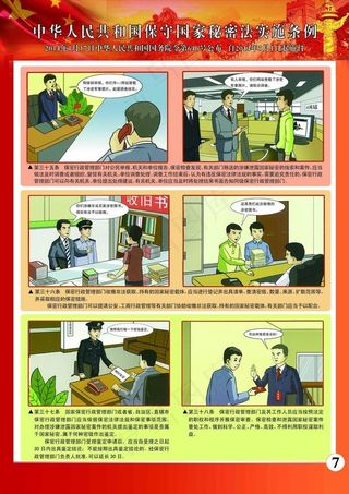 *保守国家秘密法实图片