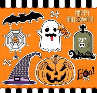 万圣节元素图片