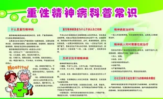 精神病展板图片