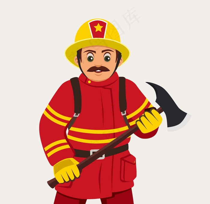消防人物图片