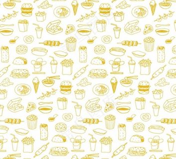 矢量食物底纹  食物背景图片