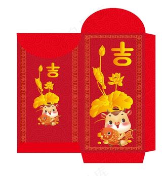 2021 牛年红菜鸟图库片