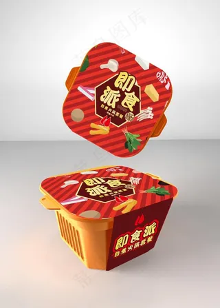即食食品包装图片