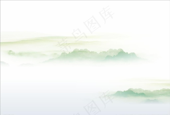 水墨背景图片cdr矢量模版下载