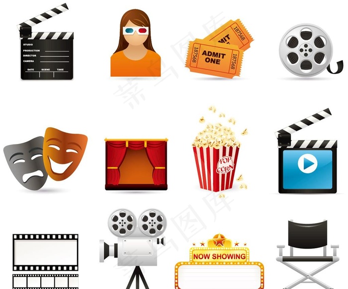 电影图标图片