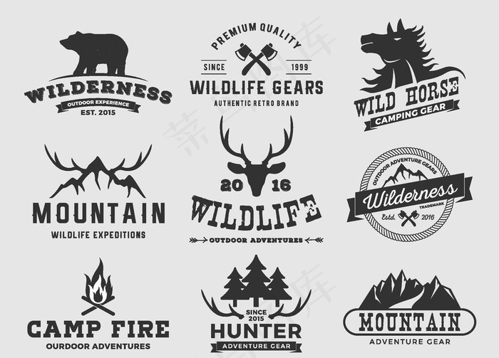 矢量标签素材图片