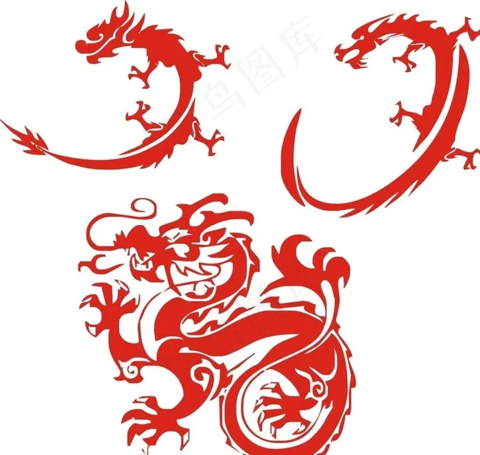 龙图片cdr矢量模版下载