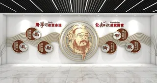 校园文化墙图片