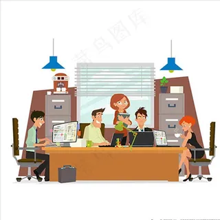 办公商务人物图片