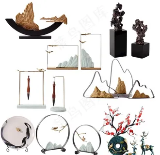 现代中式禅意软装饰品摆件图片 现代中式禅意软装饰品摆件图片