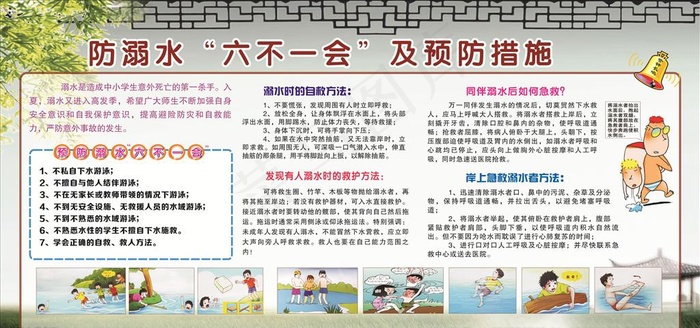 溺水安全知识图片