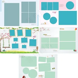 儿童相册模板图片