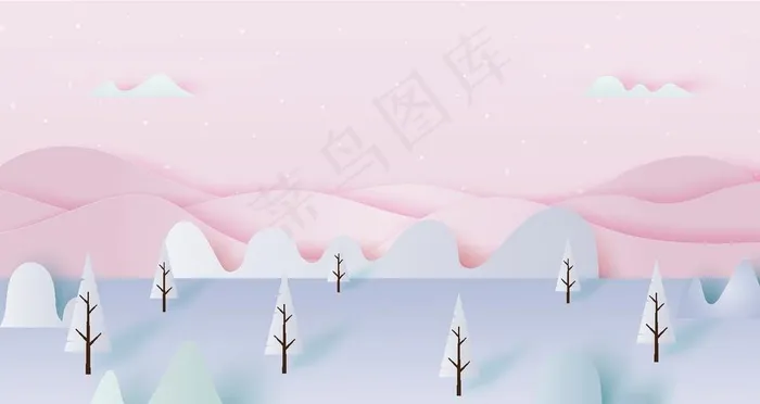 森林插画图片eps,ai矢量模版下载