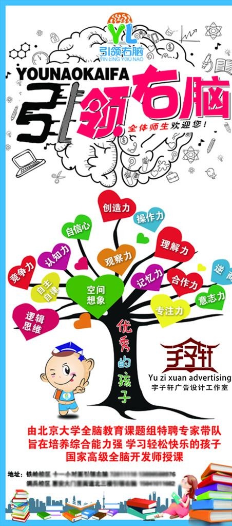 右脑开发广告设计图片(7087X15000(DPI:30))psd模版下载