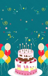 生日背景海报图片