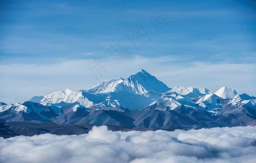 珠峰云海图片