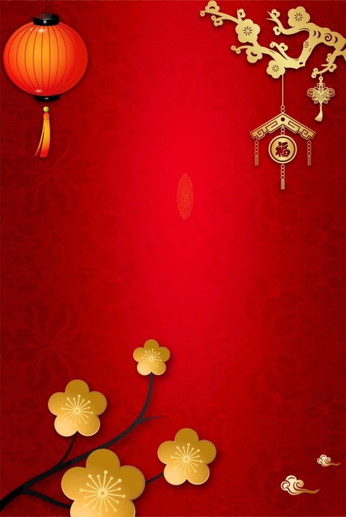 喜庆背景图片(4961X7087(DPI:300))psd模版下载