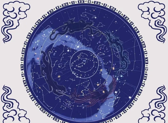 二十四星宿图图片(12323X9409(DPI:200))psd模版下载