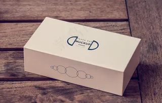 抽纸盒子样机图片