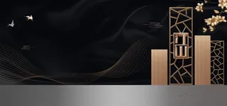 地产活动宣传背景海报素材图片