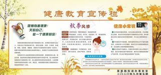秋季 健康教育宣传栏 第五期图片