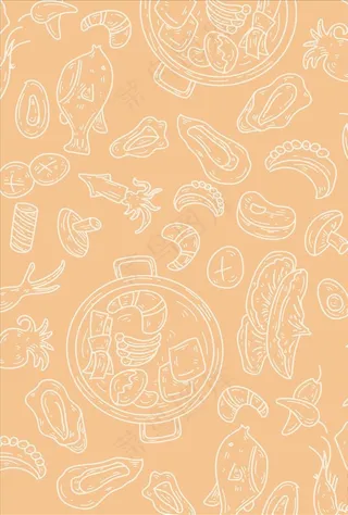 餐饮底纹背景图片