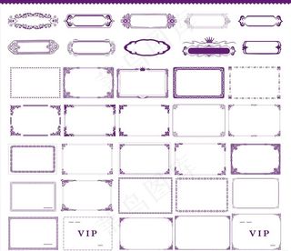 欧式花纹边框图片