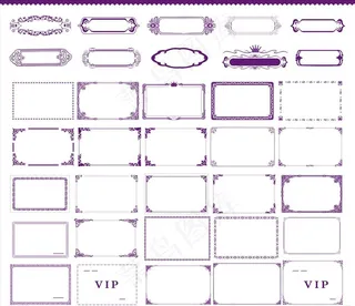 欧式花纹边框图片