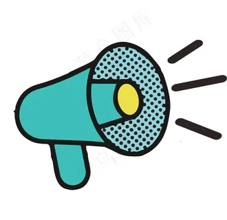扬声器 呼喊 卡通 夸张 喇叭图片