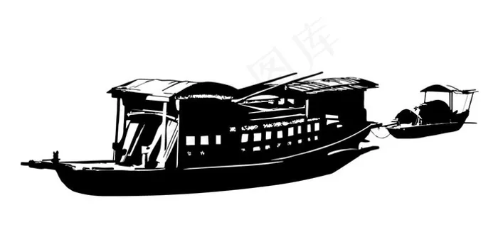 红船剪影图片 红船剪影图片