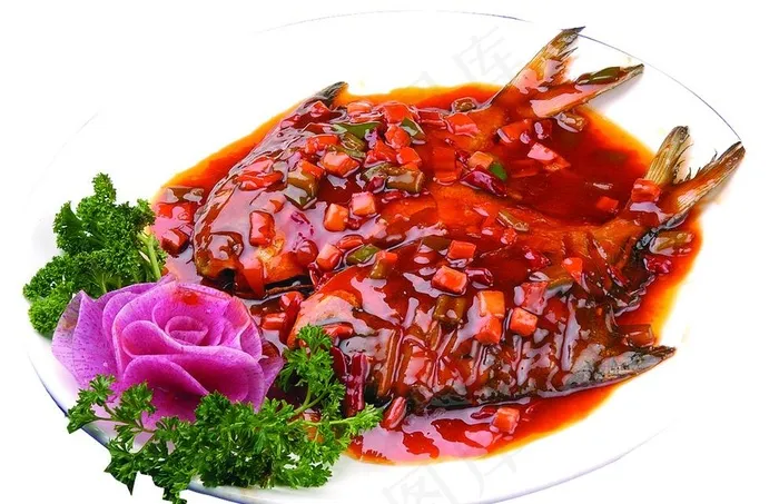 干烧平鱼图片