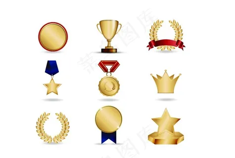 奖杯奖牌图片