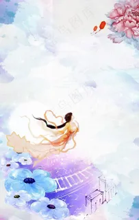 嫦娥奔月广寒宫图片 嫦娥奔月广寒宫图片