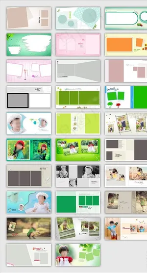 儿童相册照片书模板图片
