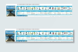 工地安全通道实测实量宣传图片