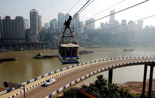 缆车空中交通图片