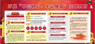 不忘初心 牢记使命主题教育图片
