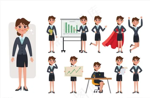 职场人员图片