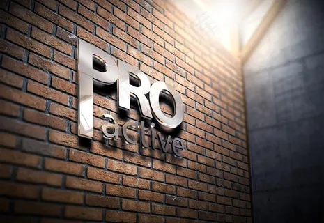 形象墙logo展示样机艺术图片