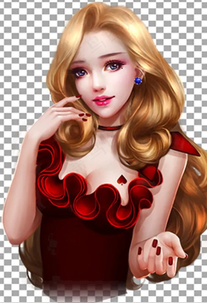 金发美女图片