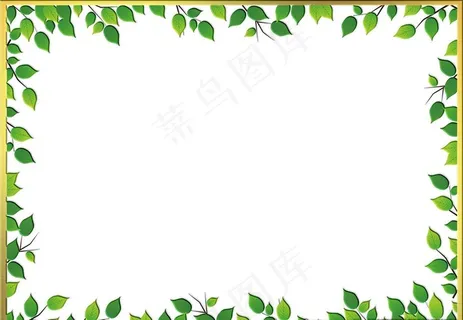 绿色边框图片