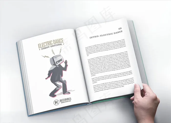书籍样机图片(2560X1920(DPI:300))psd模版下载