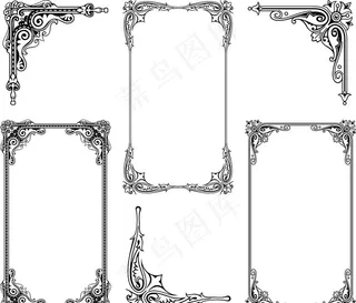 欧式花纹花边图片