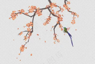 梅花免扣元素图片