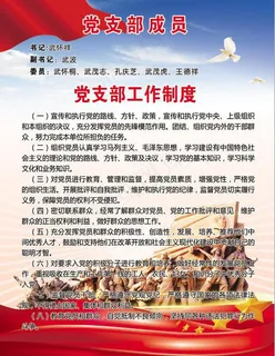 党支部工作制度图片