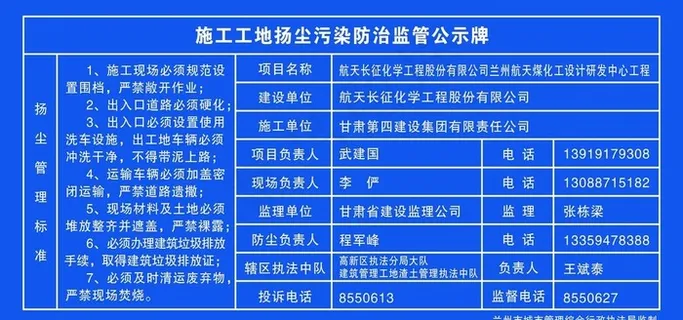 施工工地扬尘污染防治图片