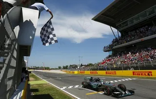 F1 比赛 方格旗图片