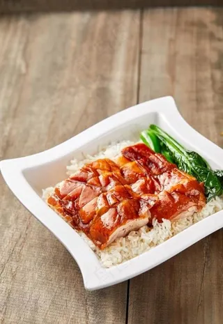 脆皮烧鸭饭图片