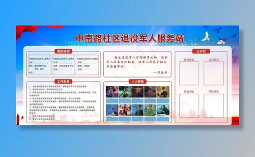 退役军人服务站图片