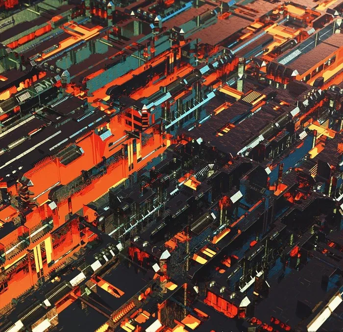 C4D特效设计科幻场景图片